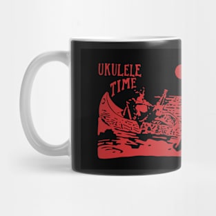 Ukulele Time Vintage Canoe Mug